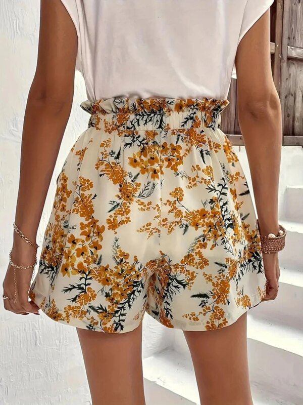 Short d'été imprimé Floral – Image 2