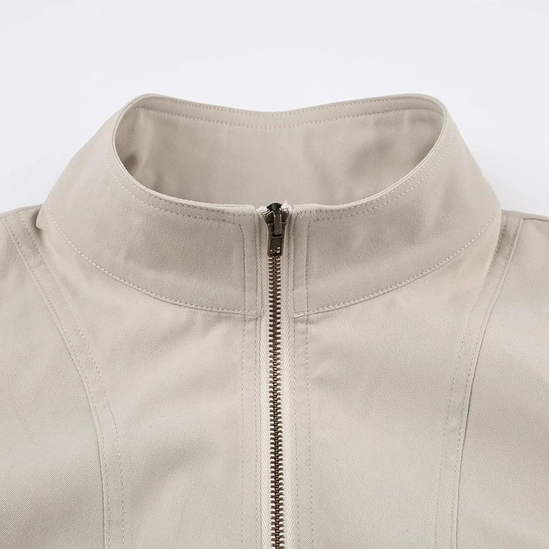 Veste blanc gris légère