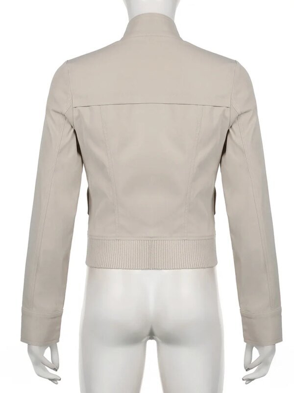 Veste blanc gris légère – Image 5
