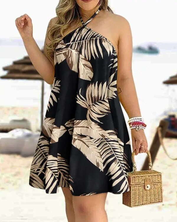 Robe imprimé Tropical – Image 6