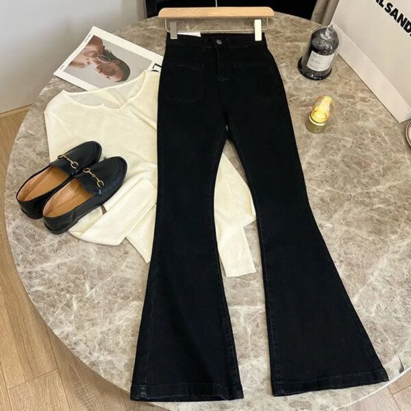 Jean droit taille haute – Image 4
