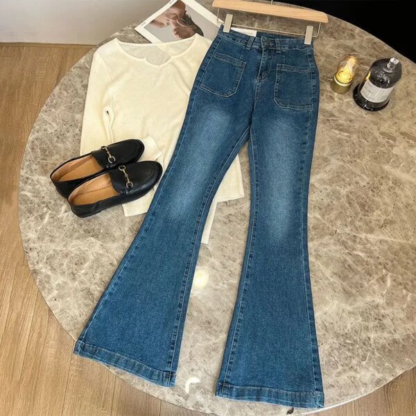 Jean droit taille haute – Image 3
