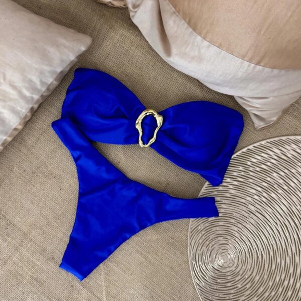 Maillots de bain Bandeau Bikini Push Up – Image 4