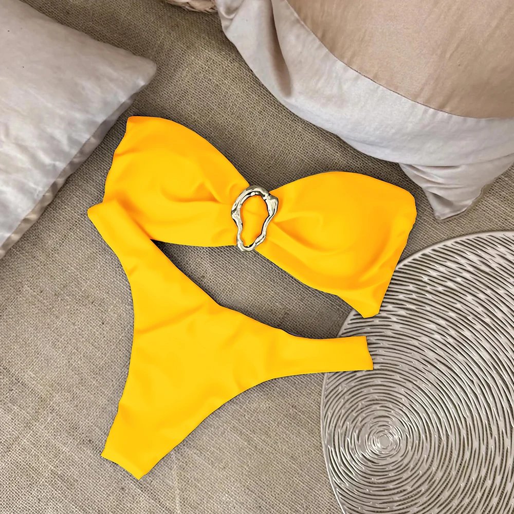 Maillots de bain Bandeau Bikini Push Up