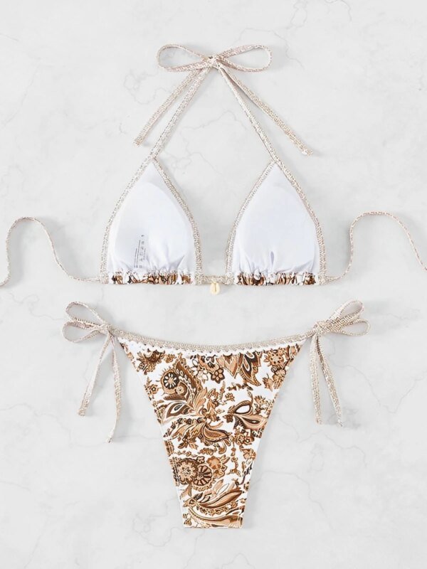 Maillot de bain triangle deux pièces Bikini – Image 5