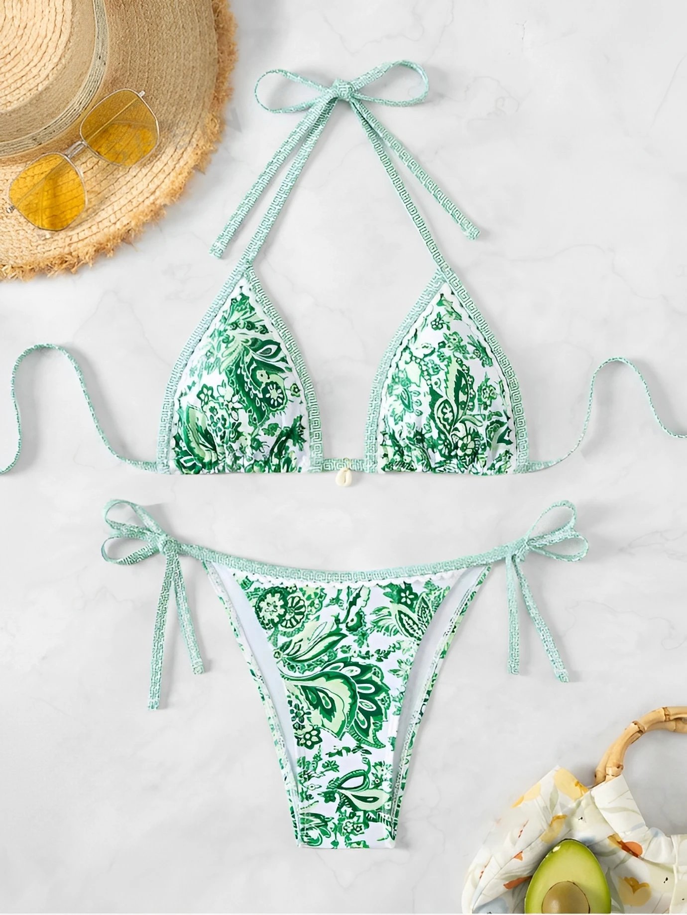 Maillot de bain triangle deux pièces Bikini