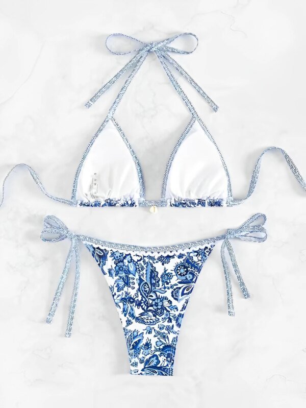 Maillot de bain triangle deux pièces Bikini – Image 2