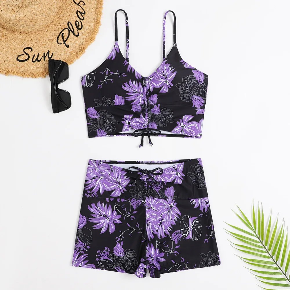 Imprimé violet