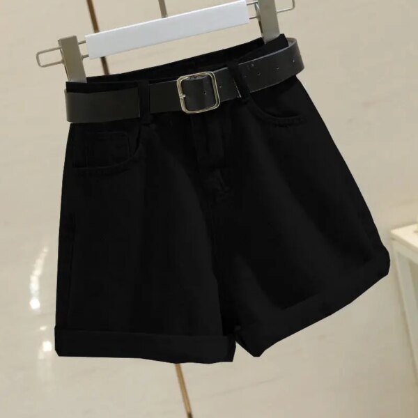 Short en Denim taille haute – Image 2