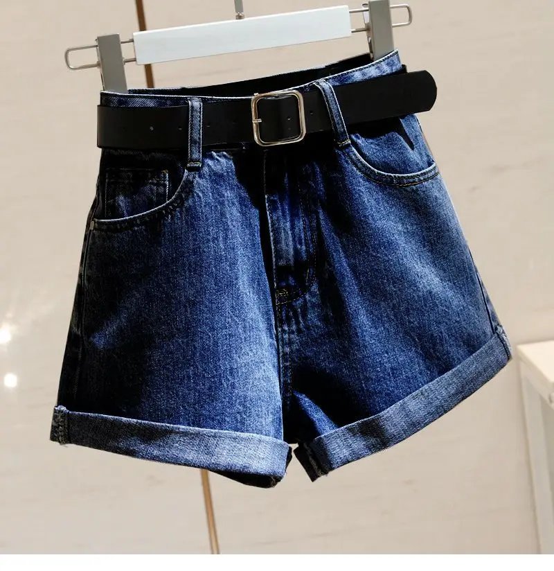Short en Denim taille haute