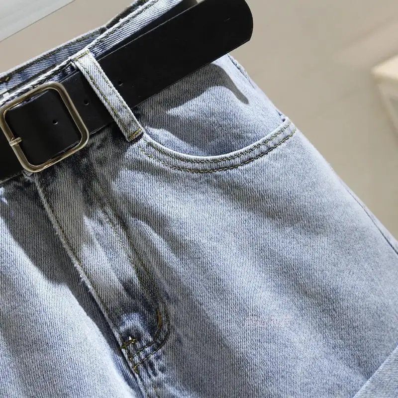 Short en Denim taille haute