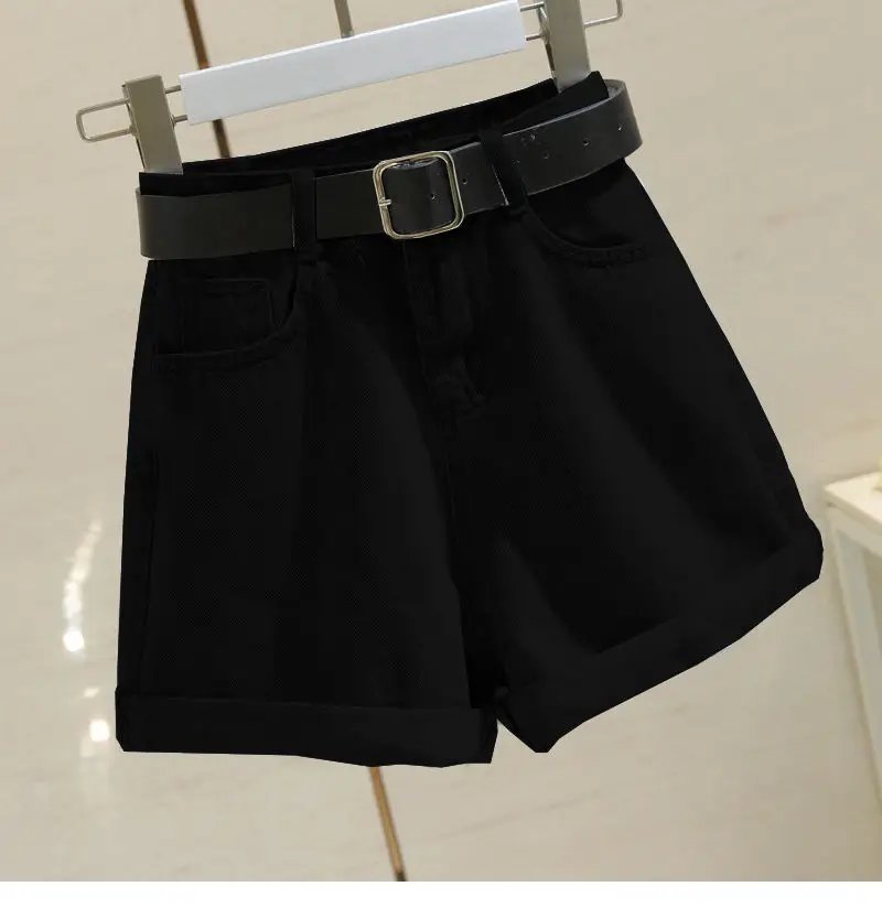 Short en Denim taille haute