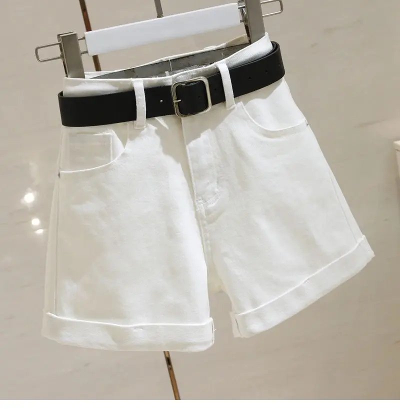 Short en Denim taille haute