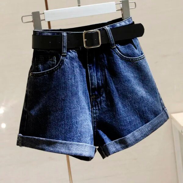 Short en Denim taille haute – Image 4