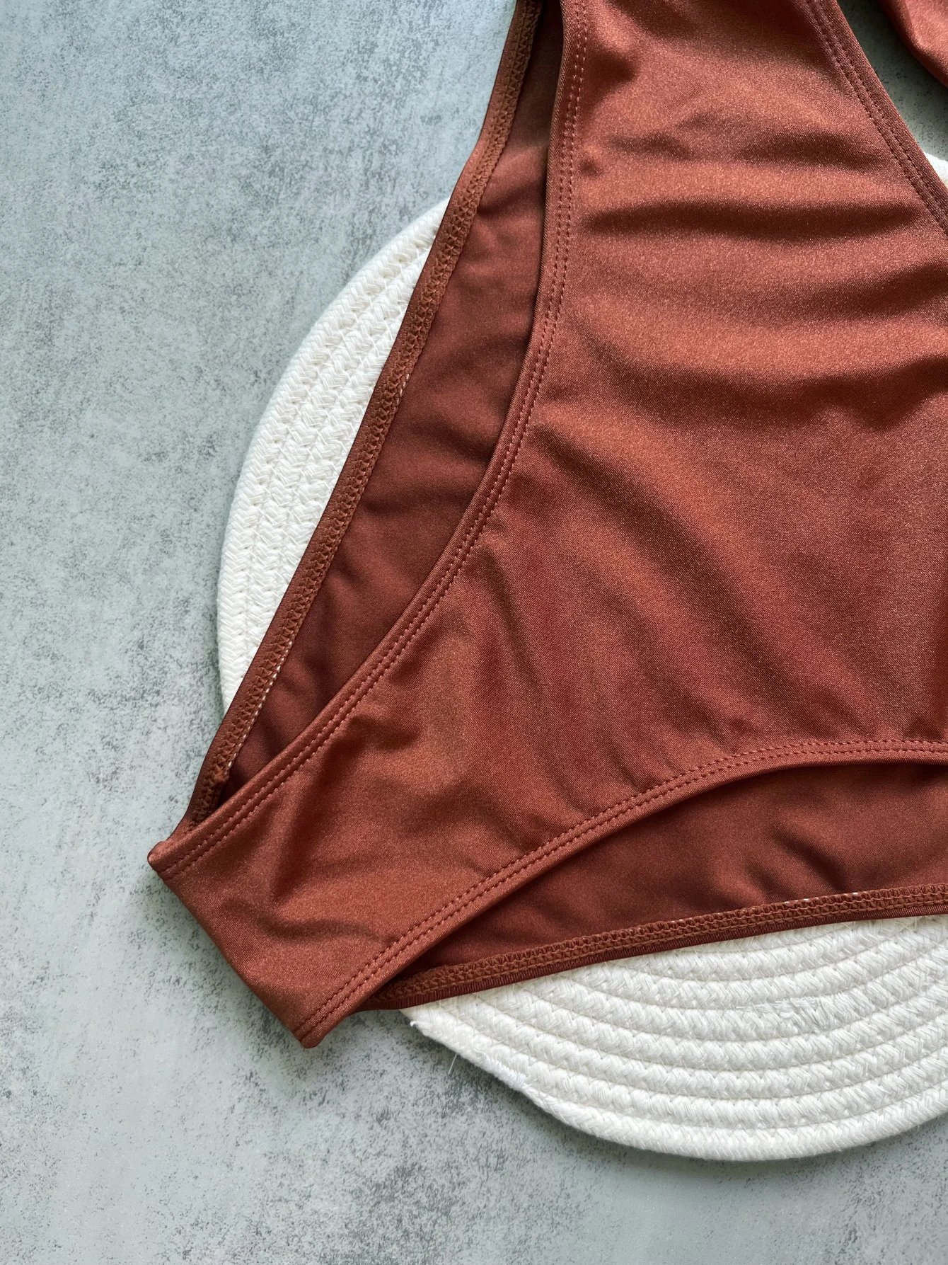 Maillot de bain une pièce avec anneaux