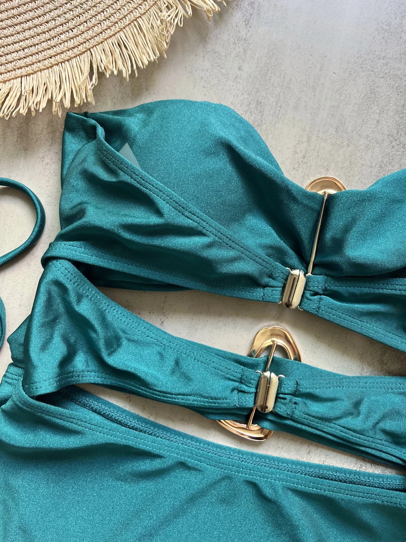 Maillot de bain une pièce avec anneaux