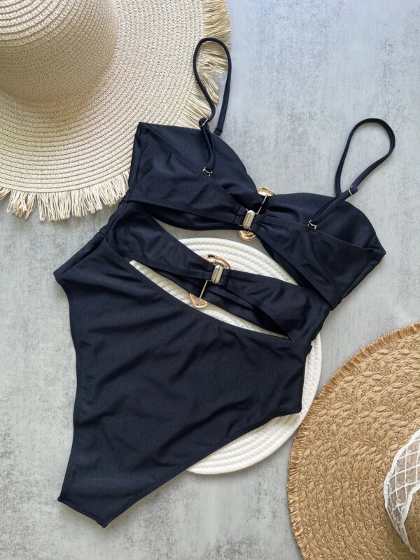 Maillot de bain une pièce avec anneaux – Image 2