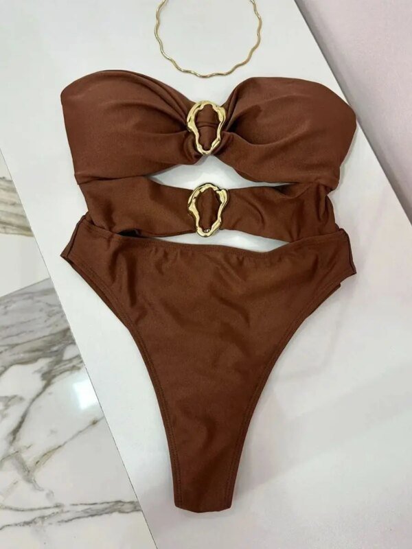 Maillot de bain une pièce avec anneaux – Image 6