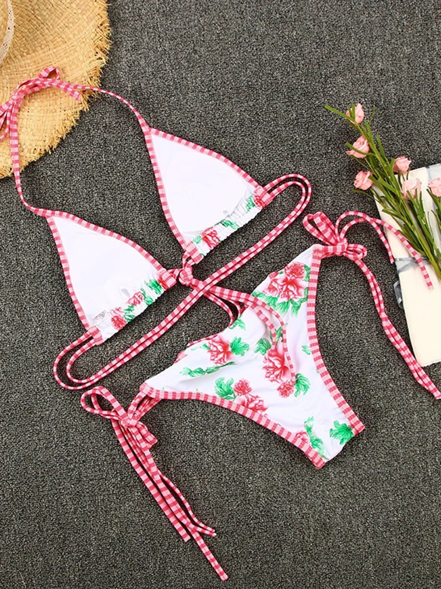 Maillot de bain Bikini ensembles imprimé divers