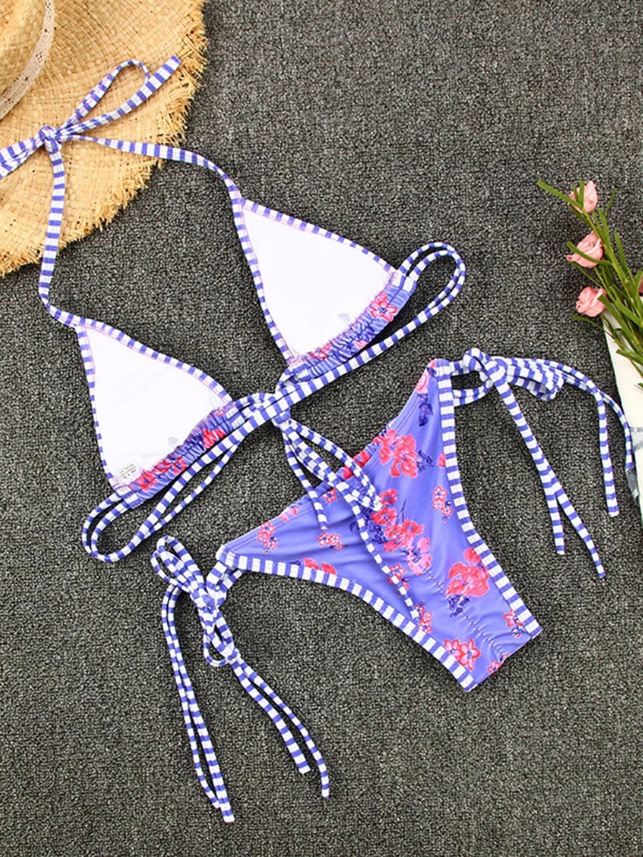 Maillot de bain Bikini ensembles imprimé divers