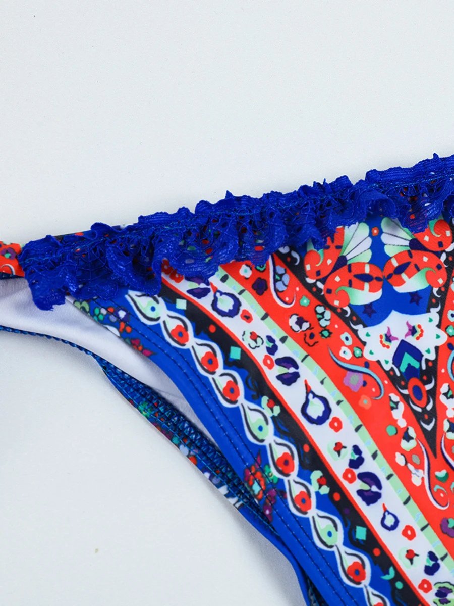 Maillot de bain Bikini ensembles imprimé divers