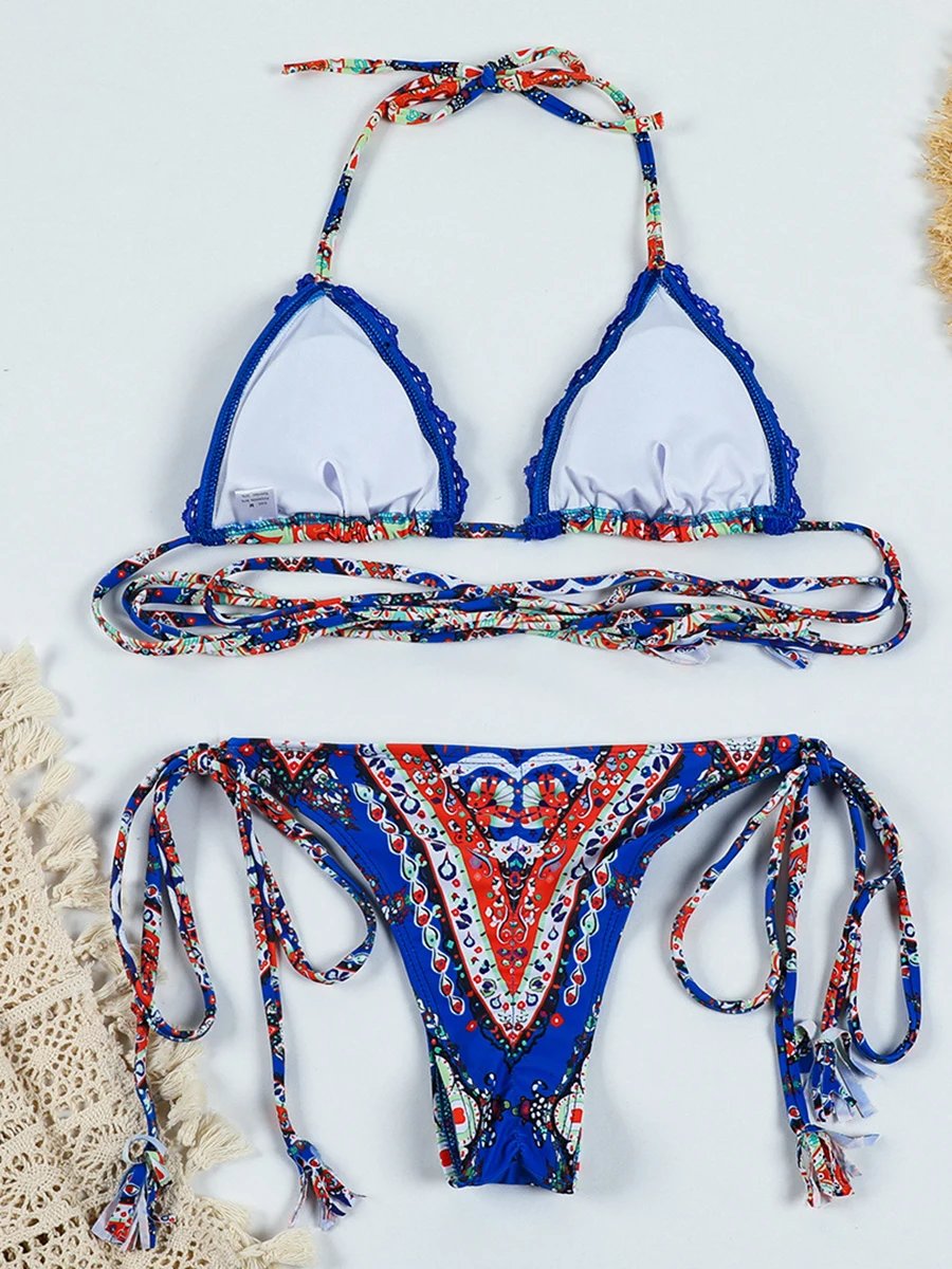 Maillot de bain Bikini ensembles imprimé divers