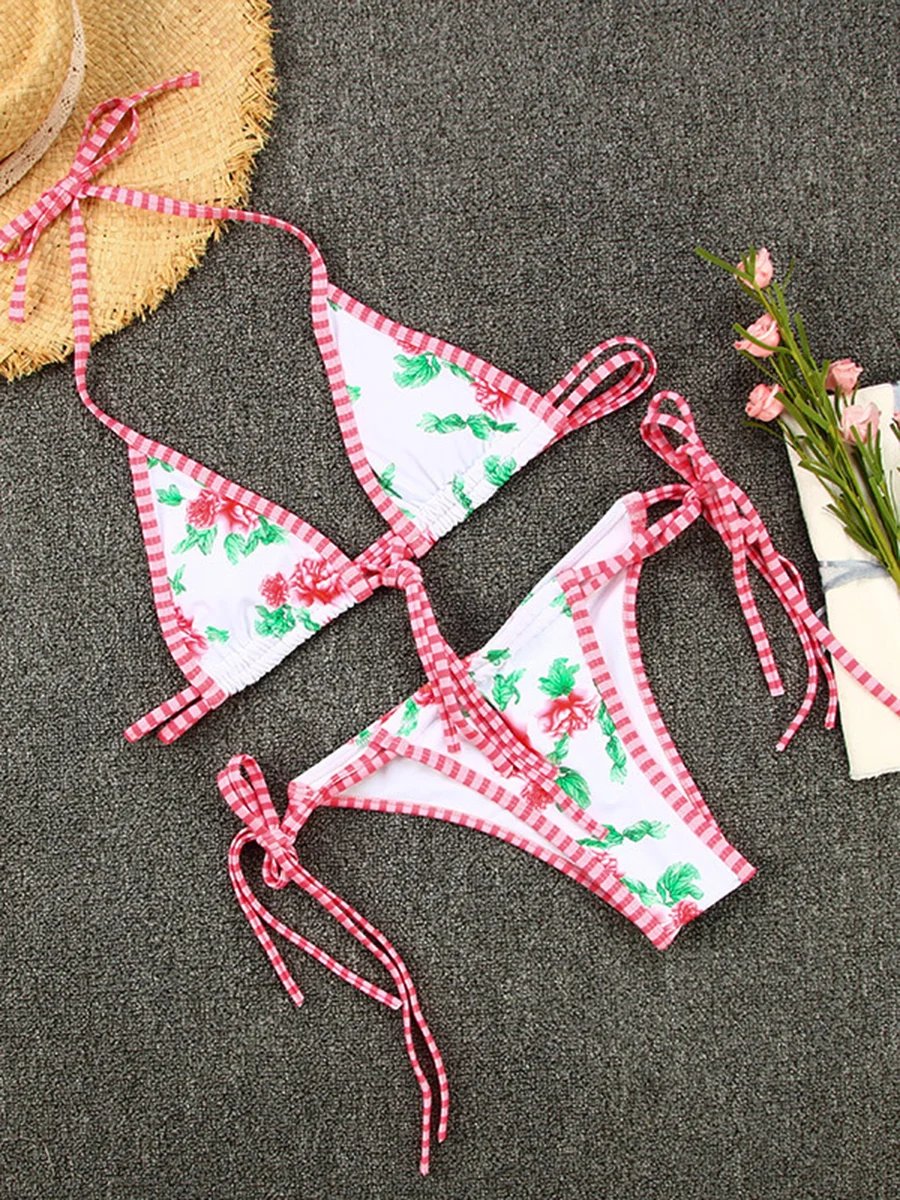 Maillot de bain Bikini ensembles imprimé divers