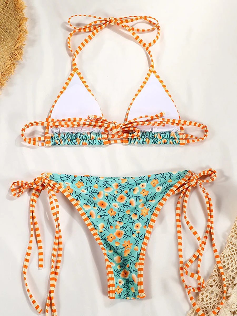 Maillot de bain Bikini ensembles imprimé divers
