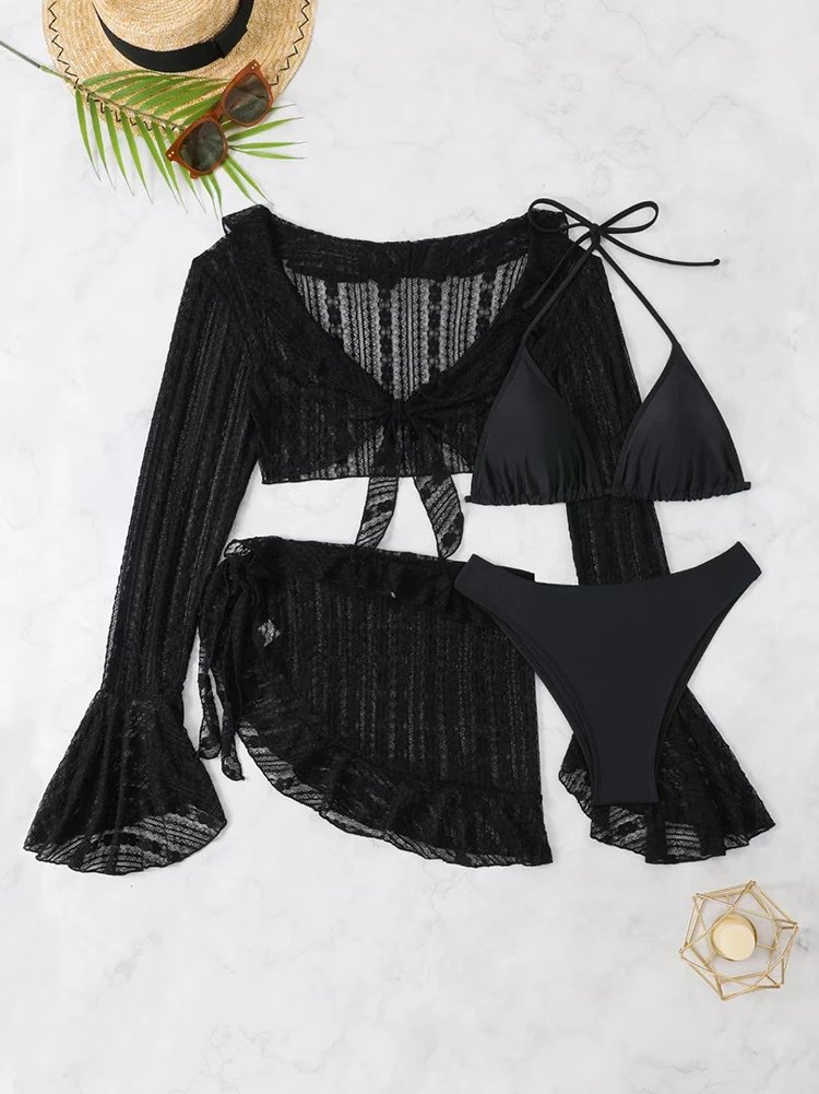 Ensemble maillot de bain quatre pièces