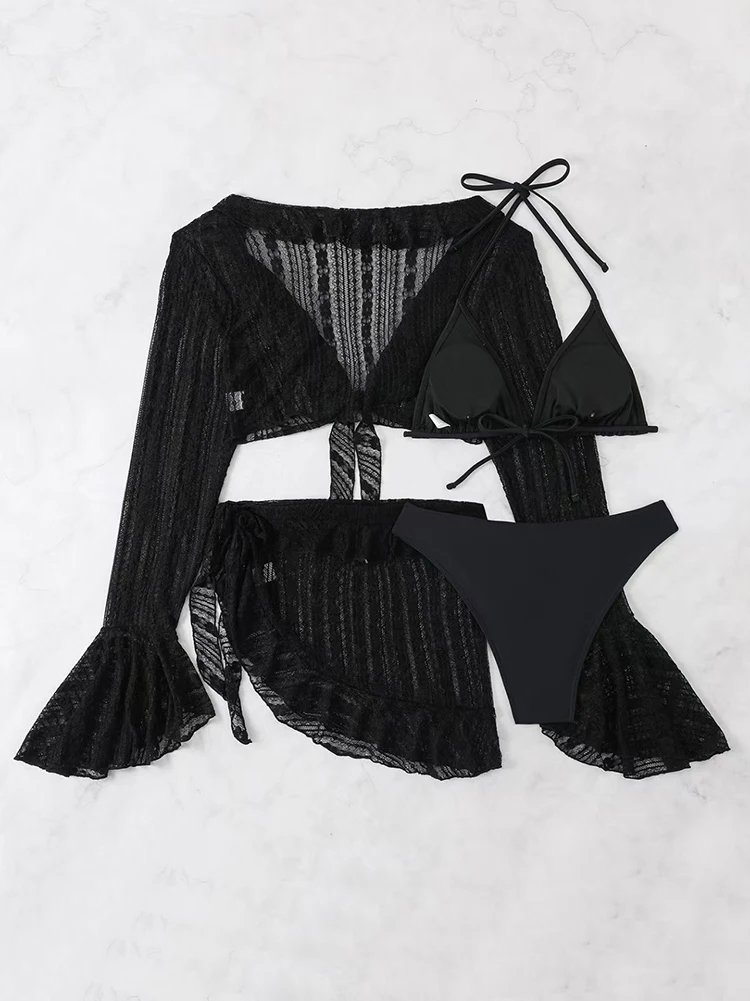 Ensemble maillot de bain quatre pièces