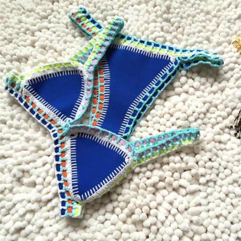 Maillot de bain triangle coloré Maillot de bain triangle coloré