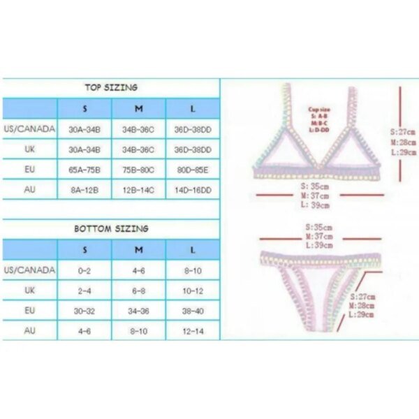 Maillot de bain triangle coloré – Image 6