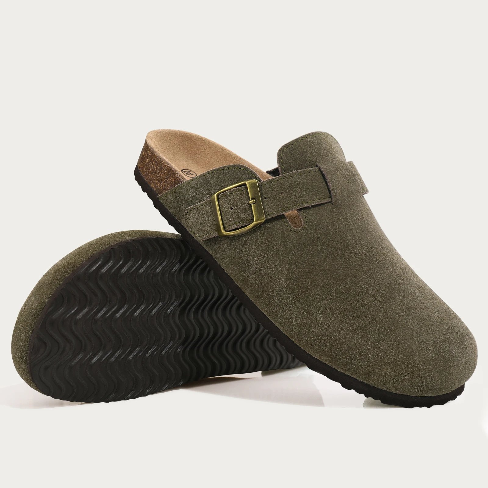 Divers Mules, claquette ou sandale en daim