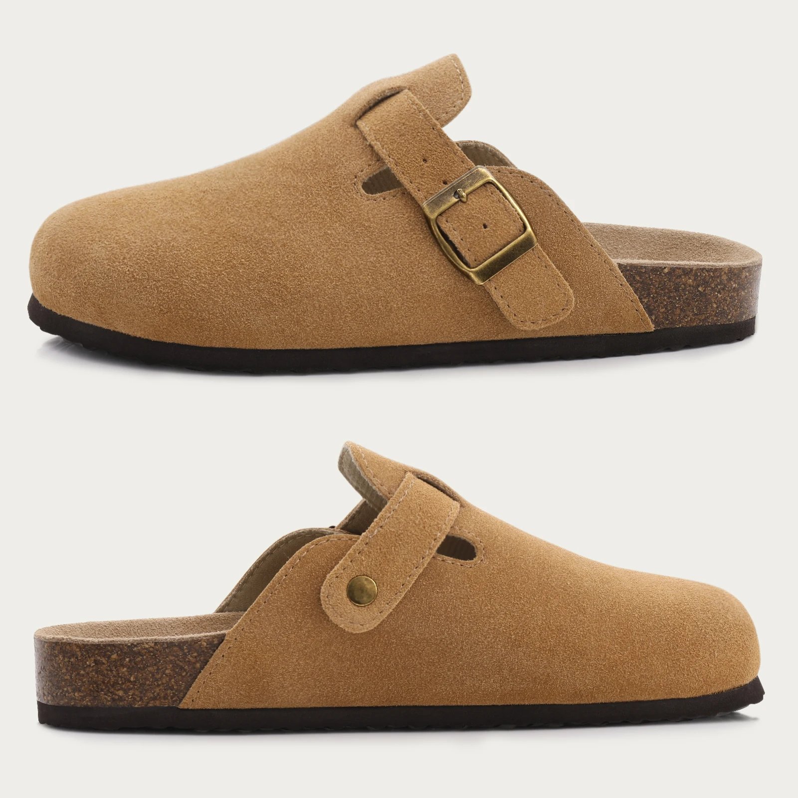 Divers Mules, claquette ou sandale en daim