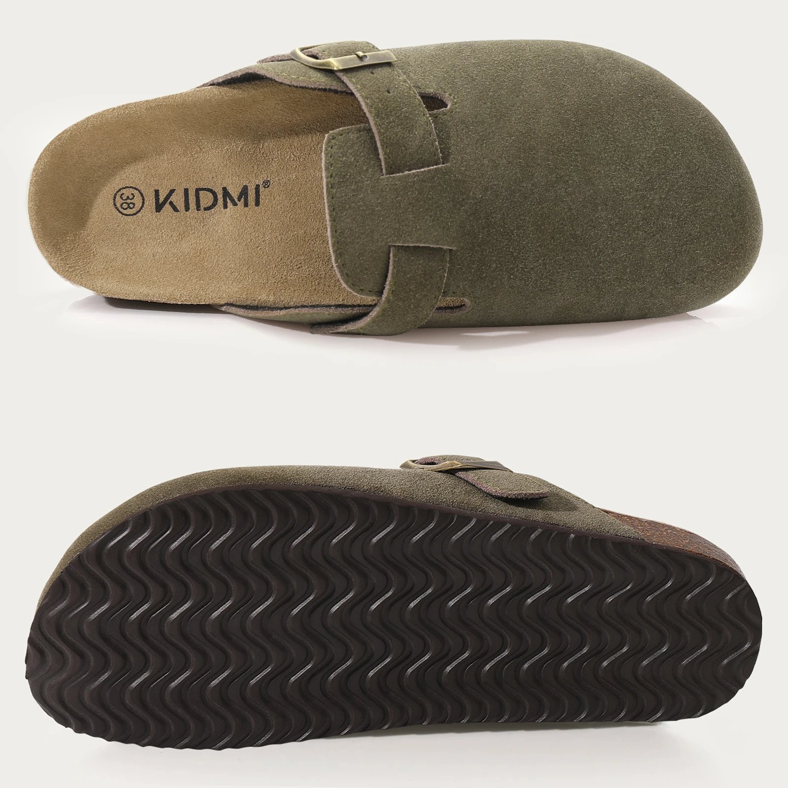Divers Mules, claquette ou sandale en daim