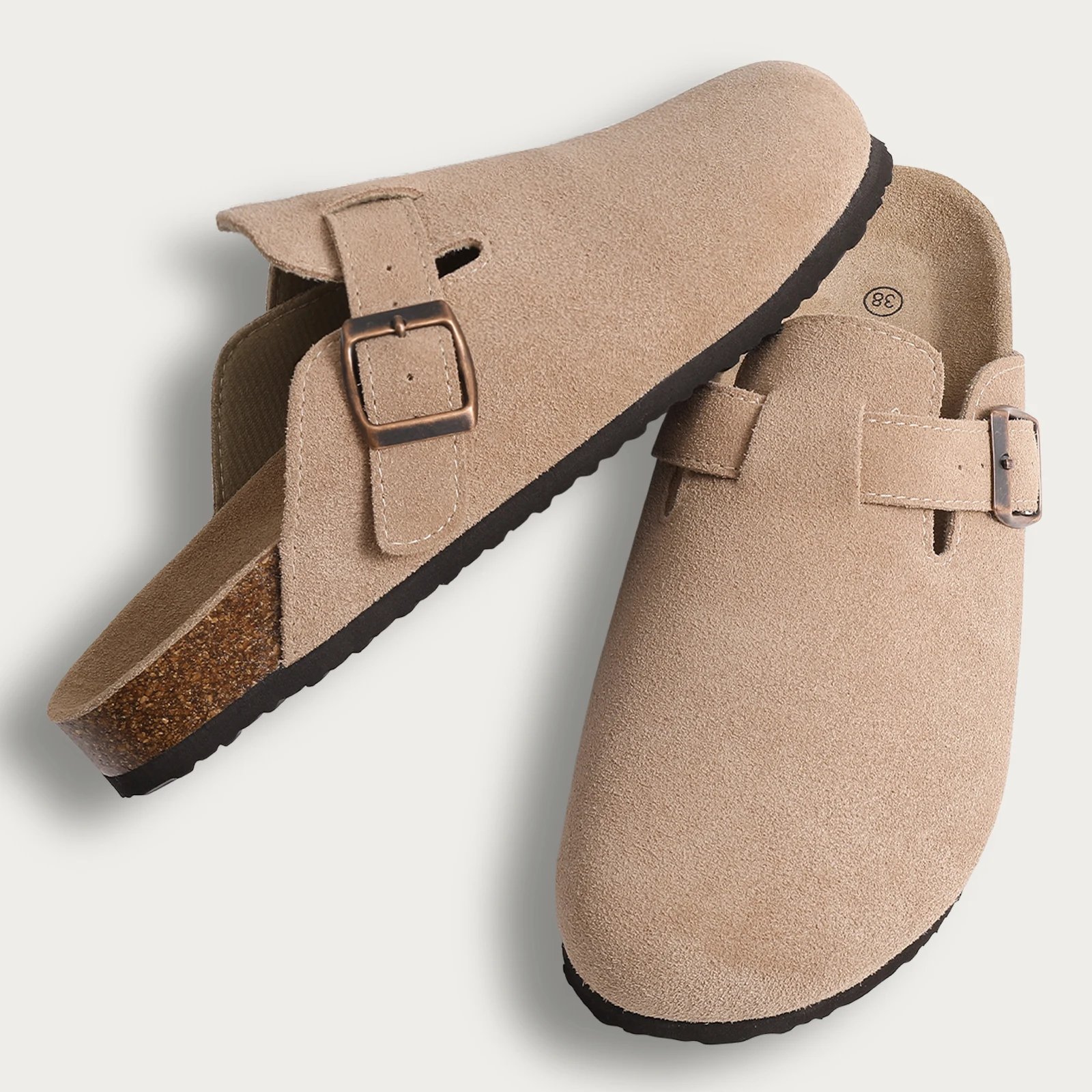 Divers Mules, claquette ou sandale en daim