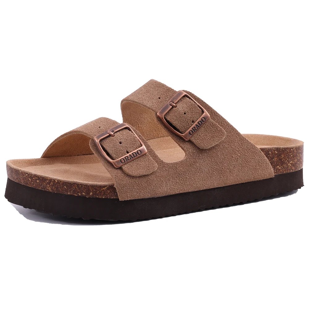 claquette marron clair