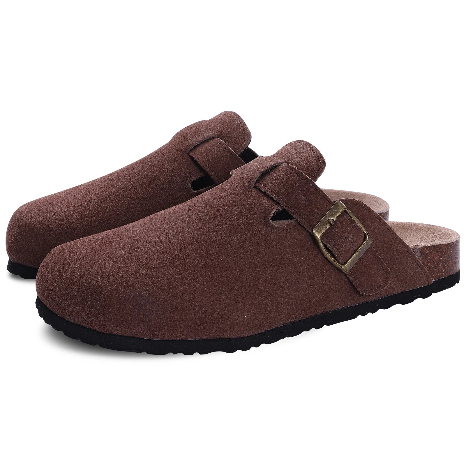 Mule marron foncé