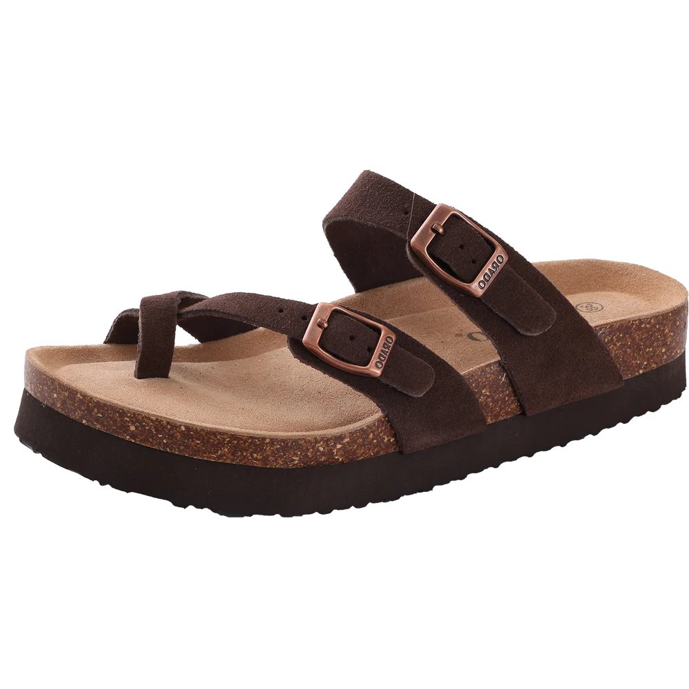 Sandale marron foncé