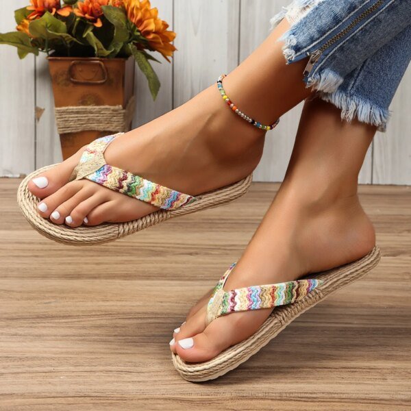 Tongs style ethnique – Image 2