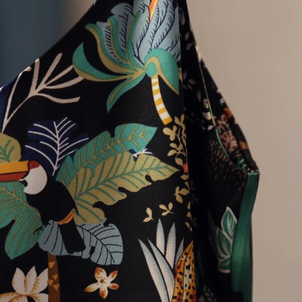 Débardeur Vintage imprimé en mousseline de soie – Image 3