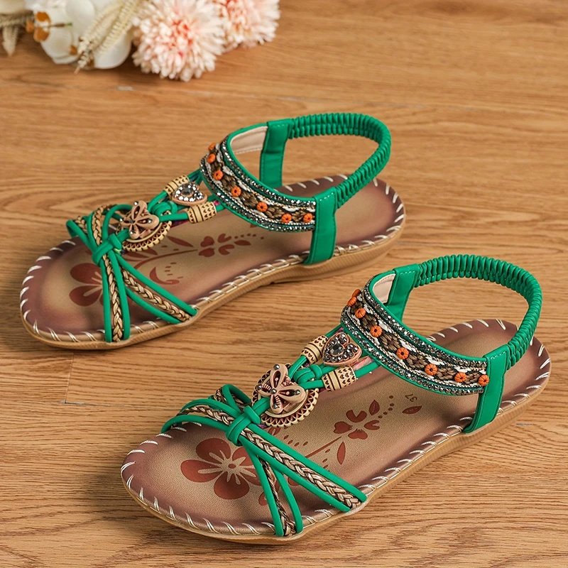 Turquoise / Marron